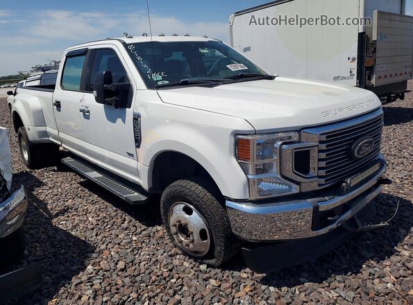 1FT8W3DT4LEC18182 2020 FORD F350 White Передня права чверть