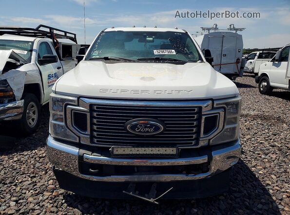 1FT8W3DT4LEC18182 2020 FORD F350 White Вид спереду