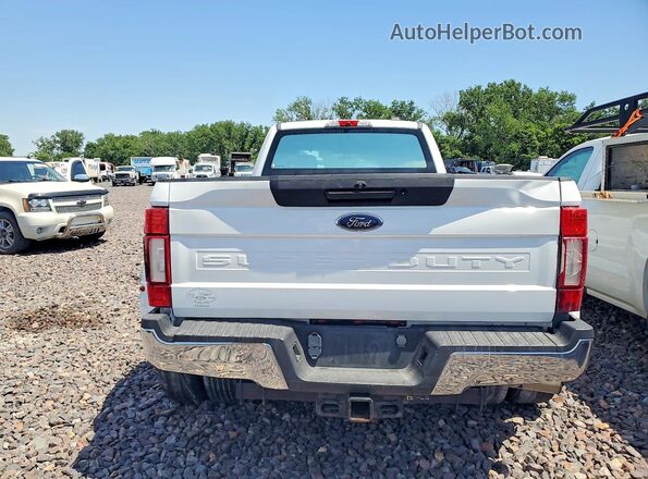 1FT8W3DT4LEC18182 2020 FORD F350 White Вид ззаду