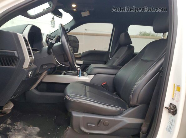 1FT8W3DT6NEF81179 2022 FORD F350 White Вид салону спереду