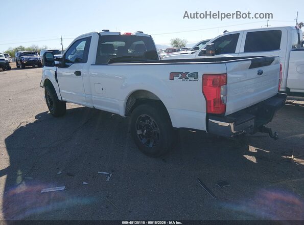1FTBF2A62MEC21548 2021 FORD F-250 White Trasero izquierdo