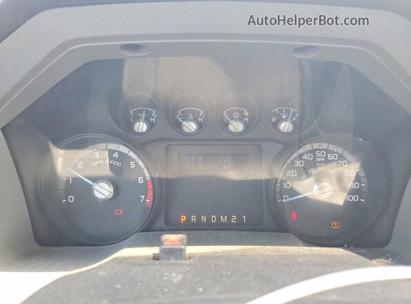 1FTBF2A63GEC06013 2016 FORD F250 White Vista del cuadro de instrumentos