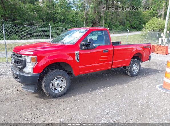 1FTBF2B67NEE20255 2022 FORD F-250 Красный Передняя левая четверть