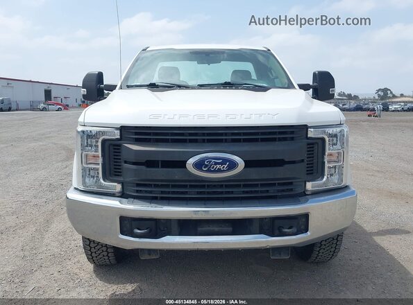 1FTBF2B69JEC69932 2018 FORD F-250 White Instrument cluster view