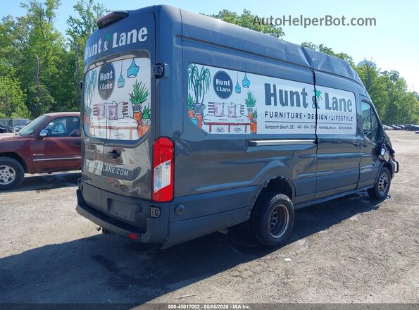 1FTBF4X88LKA54245 2020 FORD TRANSIT-350 Gray Trasero derecho