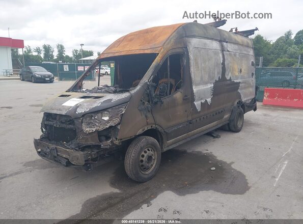 1FTBF4XG2NKA18075 2022 FORD TRANSIT-350 Black Vista tres cuartos delantera izquierda