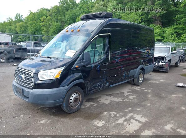 1FTBF4XG6GKB30557 2016 FORD TRANSIT-350 Black Առջևի ձախ երեք քառորդ տեսարան