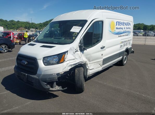 1FTBR1C84LKB71896 2020 FORD TRANSIT Белый Передняя левая четверть