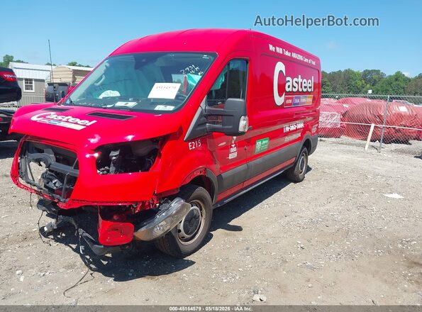 1FTBR1C87PKB48151 2023 FORD TRANSIT-250 Красный Передняя левая четверть