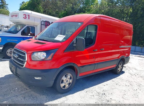 1FTBR1CGXLKA75083 2020 FORD TRANSIT-250 Красный Передняя левая четверть