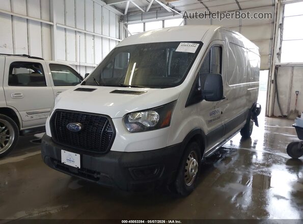 1FTBR2C80PKA33008 2023 FORD TRANSIT-250 White წინა მარცხენა ხედი სამი მეოთხედიდან