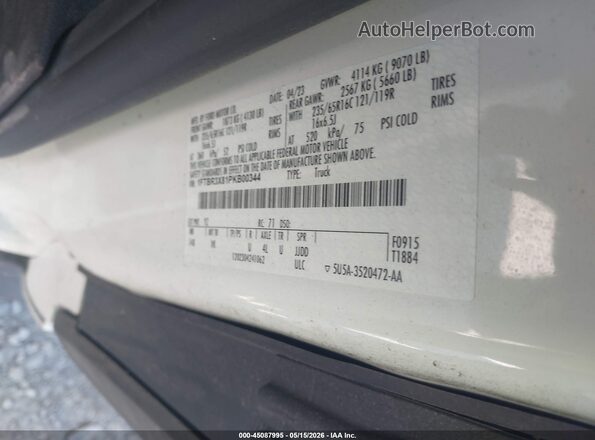 1FTBR3X81PKB00344 2023 FORD TRANSIT-250 White Engine compartment view