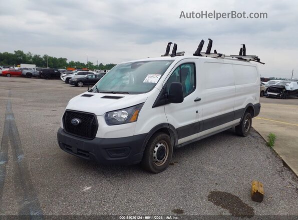 1FTBW1Y88RKB89988 2024 FORD TRANSIT-350 White წინა მარცხენა ხედი სამი მეოთხედიდან