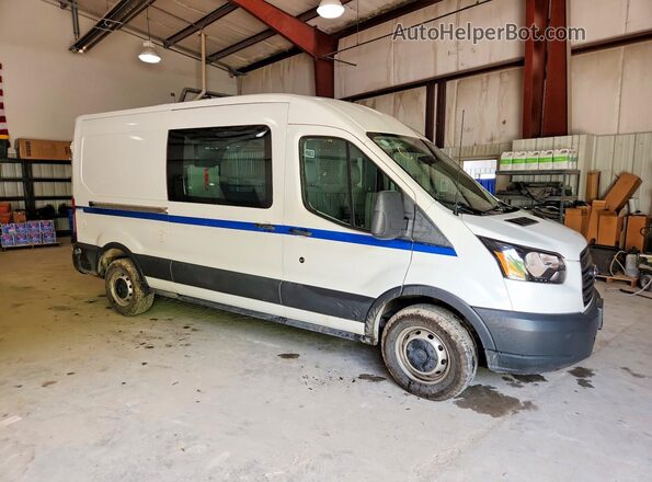 1FTBW2CM2JKB30983 2018 FORD TRANSIT White Przód prawy