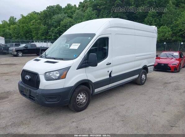 1FTBW3UG6PKB29293 2023 FORD TRANSIT-350 White წინა მარცხენა ხედი სამი მეოთხედიდან
