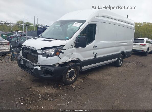 1FTBW3X87MKA62221 2021 FORD TRANSIT-350 White Front left