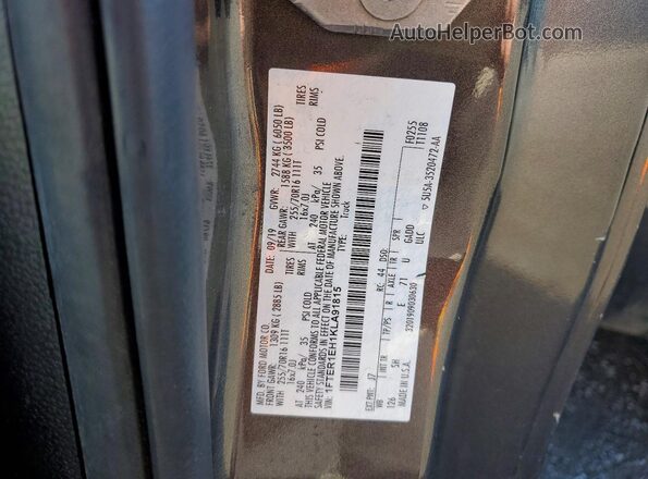 1FTER1EH1KLA91815 2019 FORD RANGER Gray 