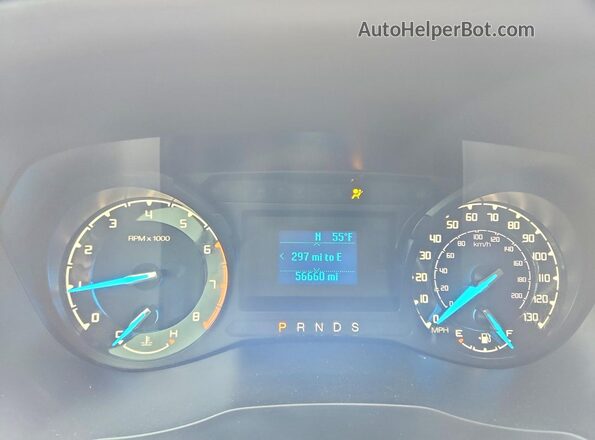 1FTER1EH9LLA24607 2020 FORD RANGER Gray Vista del cuadro de instrumentos