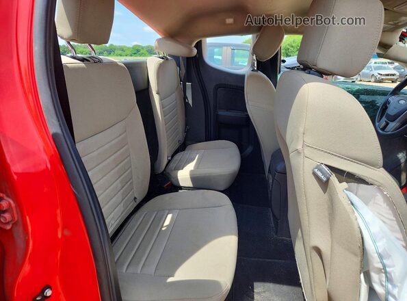 1FTER1EHXLLA84332 2020 FORD RANGER Red უკანა სავარძლების ხედი