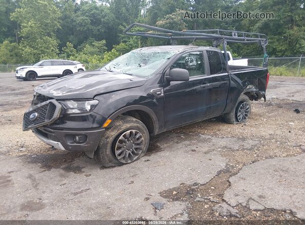 1FTER1FH2KLA63391 2019 FORD RANGER Black Передня ліва чверть