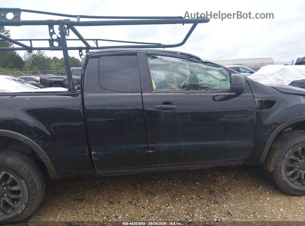 1FTER1FH2KLA63391 2019 FORD RANGER Black Вид задньої частини салону