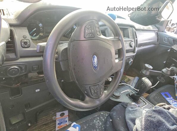 1FTER1FH7MLD69098 2021 FORD RANGER Белый Вид панели приборов