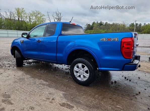 1FTER1FH7NLD01417 2022 FORD RANGER Blue Trasero izquierdo