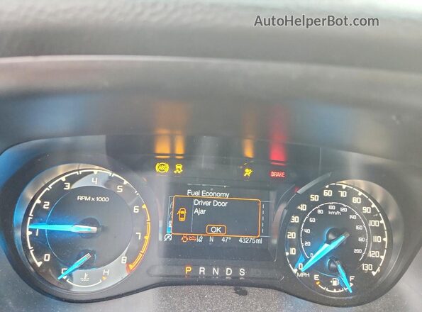 1FTER1FH7NLD01417 2022 FORD RANGER Blue Vista del cuadro de instrumentos
