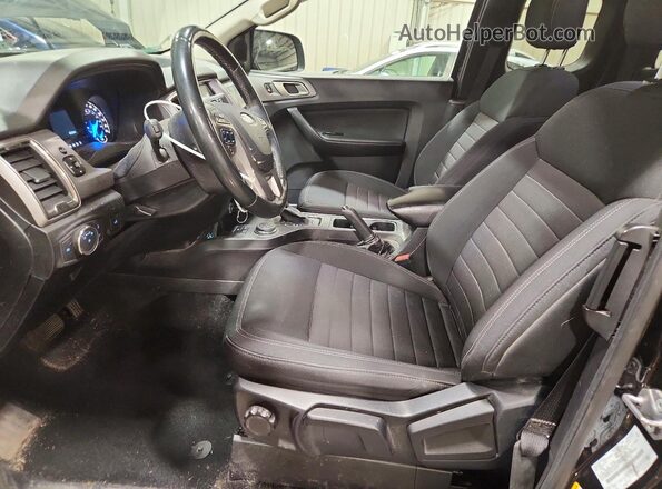1FTER1FHXLLA32181 2020 FORD RANGER Black Вид салону спереду