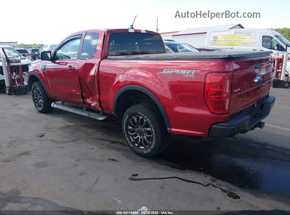 1FTER1FHXMLD27055 2021 FORD RANGER Red Задня ліва чверть