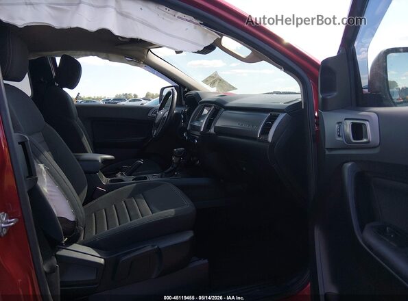 1FTER1FHXMLD27055 2021 FORD RANGER Red Вид салону спереду
