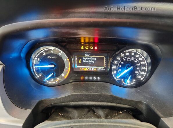 1FTER1FHXNLD37621 2022 FORD RANGER White Вид щитка приладів