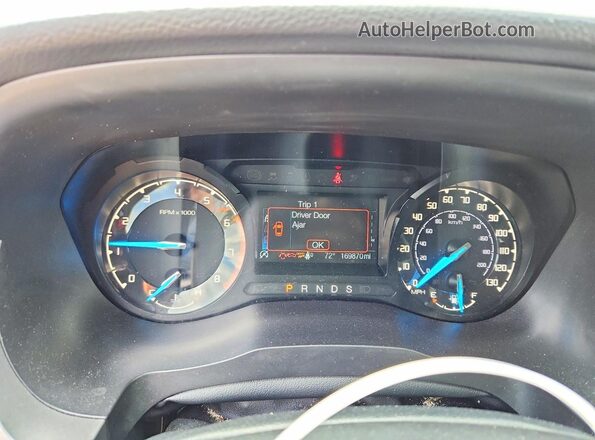 1FTER4EH1LLA12341 2020 FORD RANGER Gray Вид щитка приладів