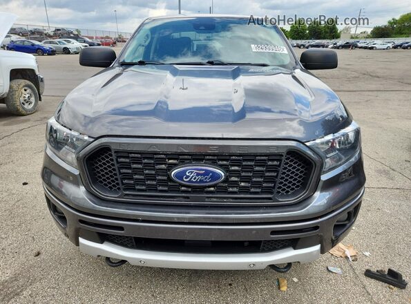 1FTER4EH1LLA12341 2020 FORD RANGER Gray Панорамний вид салону 360°