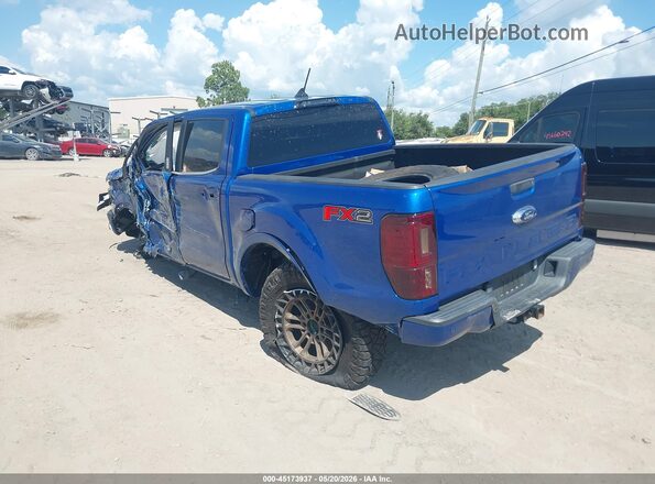 1FTER4EH1LLA81983 2020 FORD RANGER Blue Задня ліва чверть