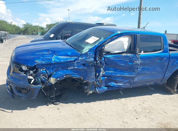 1FTER4EH1LLA81983 2020 FORD RANGER Blue Вид спереду