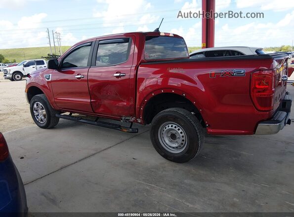 1FTER4EH2MLE07050 2021 FORD RANGER Red 