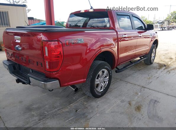 1FTER4EH2MLE07050 2021 FORD RANGER Red 