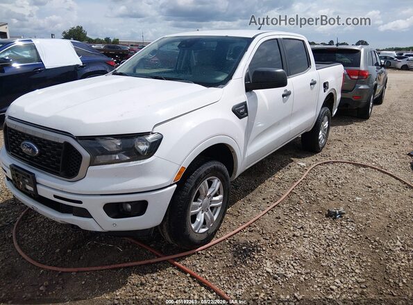 1FTER4EH4KLB03229 2019 FORD RANGER Белый Передняя левая четверть