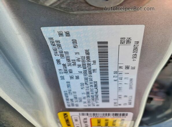 1FTER4EH4LLA09630 2020 FORD RANGER Silver Vista del compartimento del motor