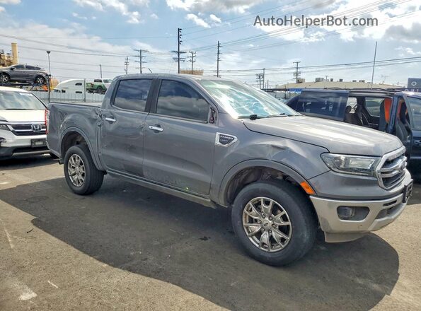 1FTER4EH6MLD43885 2021 FORD RANGER Gray Передня права чверть