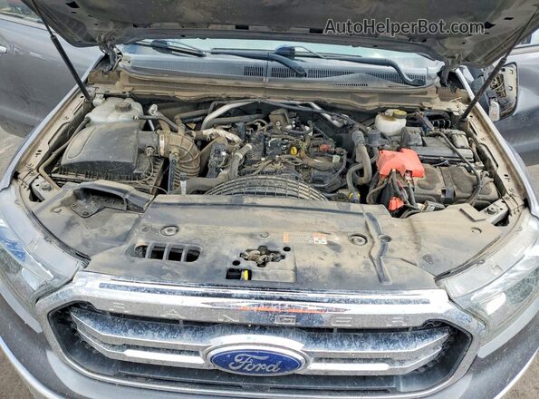 1FTER4EH6MLD43885 2021 FORD RANGER Gray Вид задньої частини салону