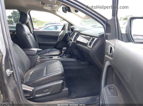 1FTER4FH0KLB14923 2019 FORD RANGER Gray Vista interior delantera