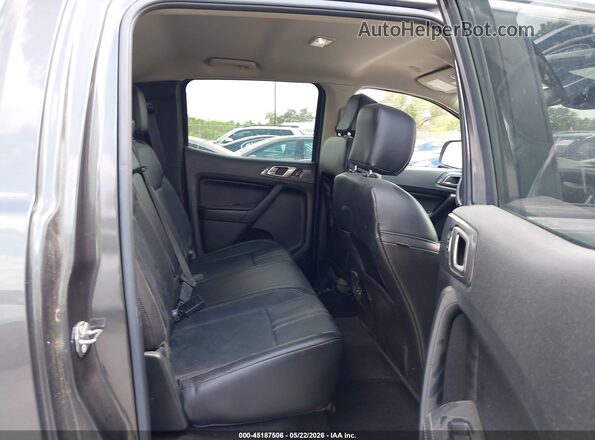 1FTER4FH0KLB14923 2019 FORD RANGER Gray Vista de la etiqueta del VIN