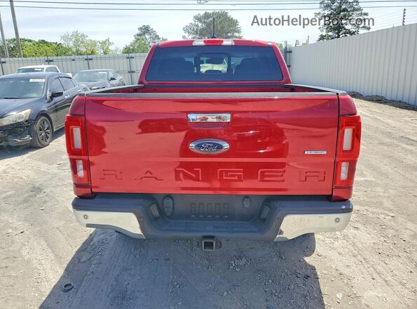 1FTER4FH0LLA54112 2020 FORD RANGER Red Widok z tyłu