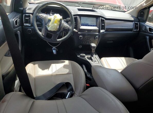 1FTER4FH0LLA54112 2020 FORD RANGER Red Widok deski rozdzielczej
