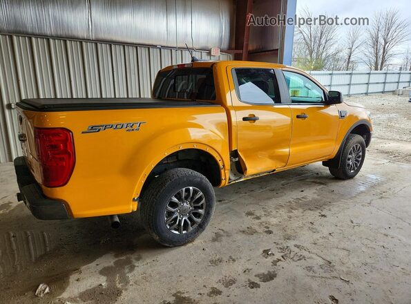 1FTER4FH1MLD48670 2021 FORD RANGER Yellow Задня права чверть