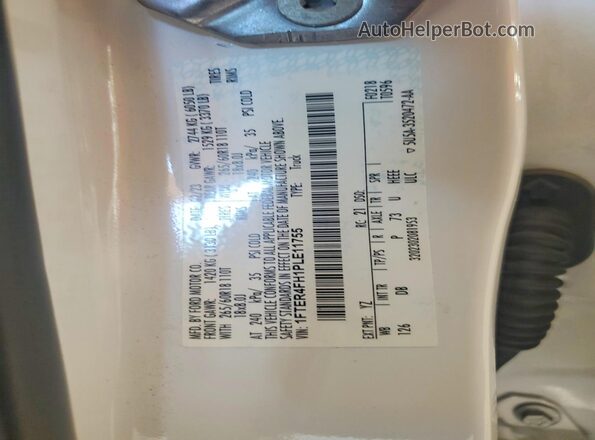1FTER4FH1PLE11755 2023 FORD RANGER White Вид підкапотного простору