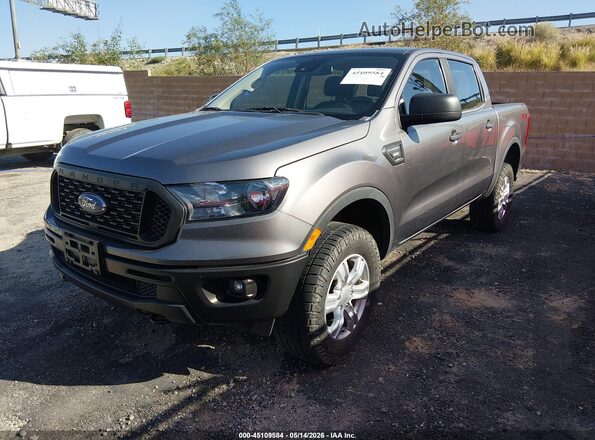 1FTER4FH3MLD53479 2021 FORD RANGER Gray Առջևի ձախ երեք քառորդ տեսարան