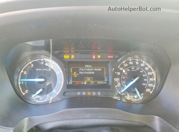 1FTER4FH3NLD16899 2022 FORD RANGER Silver Вид щитка приладів